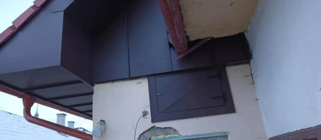 Atypické klampiarske detaily a podhľady v obci Letanovce - 1
